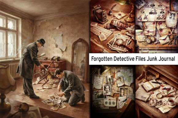 Download Forgotten Detective Files Junk Journals - Junk journals Collection