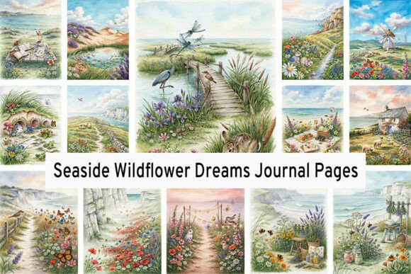 Download Seaside Wildflower Dreams Junk Journals - Junk journals Collection