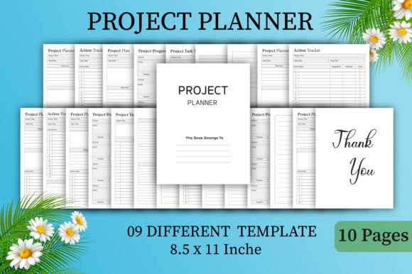 Download Editable Project Planner for KDP - Premium Resources