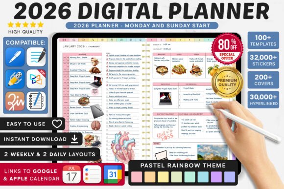 Download Premium 2026 Digital Planner | Goodnotes - Premium Resources